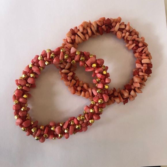 Meredith Frederick Coral Bracelets - Picture 4 of 4